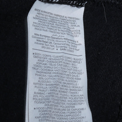 Mens UK Size S Nike Black Pullover Hoodie