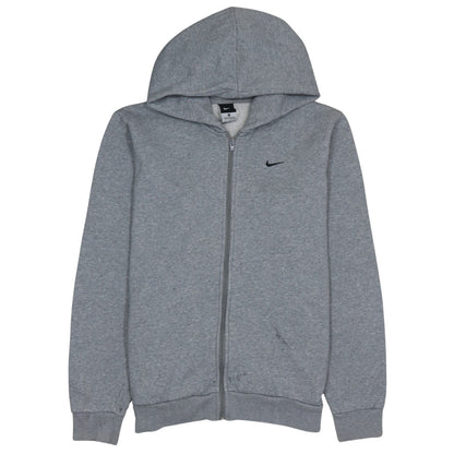 Mens UK Size M Nike Grey Full Zip Hoodie