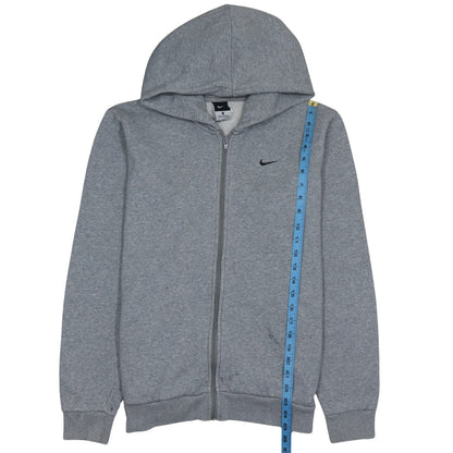 Mens UK Size M Nike Grey Full Zip Hoodie