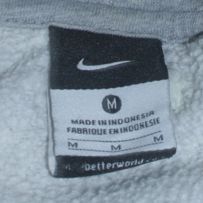 Mens UK Size M Nike Grey Full Zip Hoodie