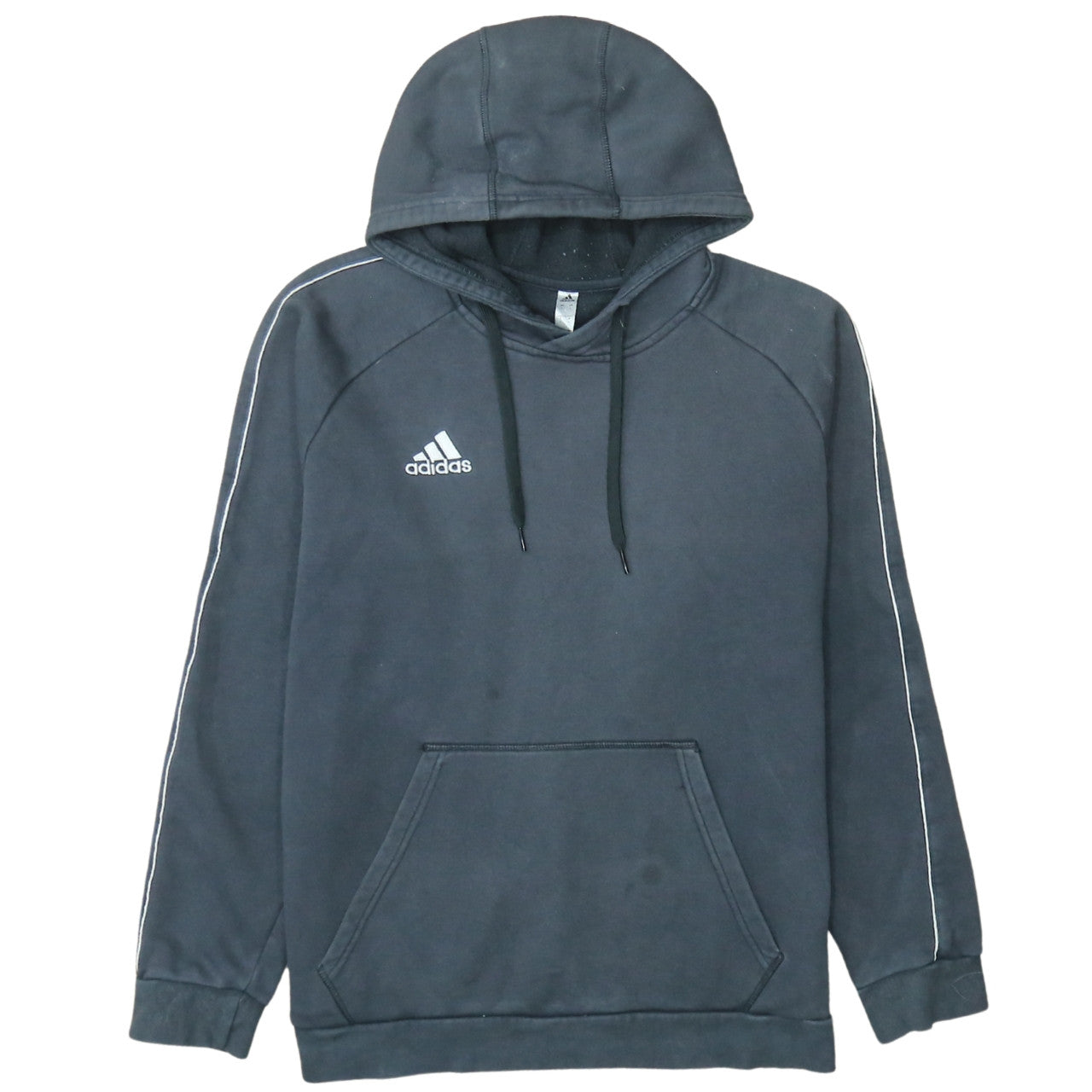 Mens UK Size L adidas Black Pullover Hoodie