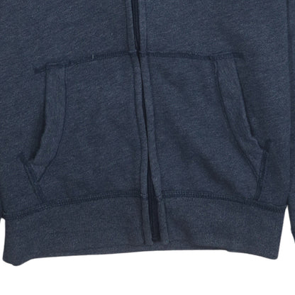 Mens UK Size XS Hollister Blue Full Zip Hoodie