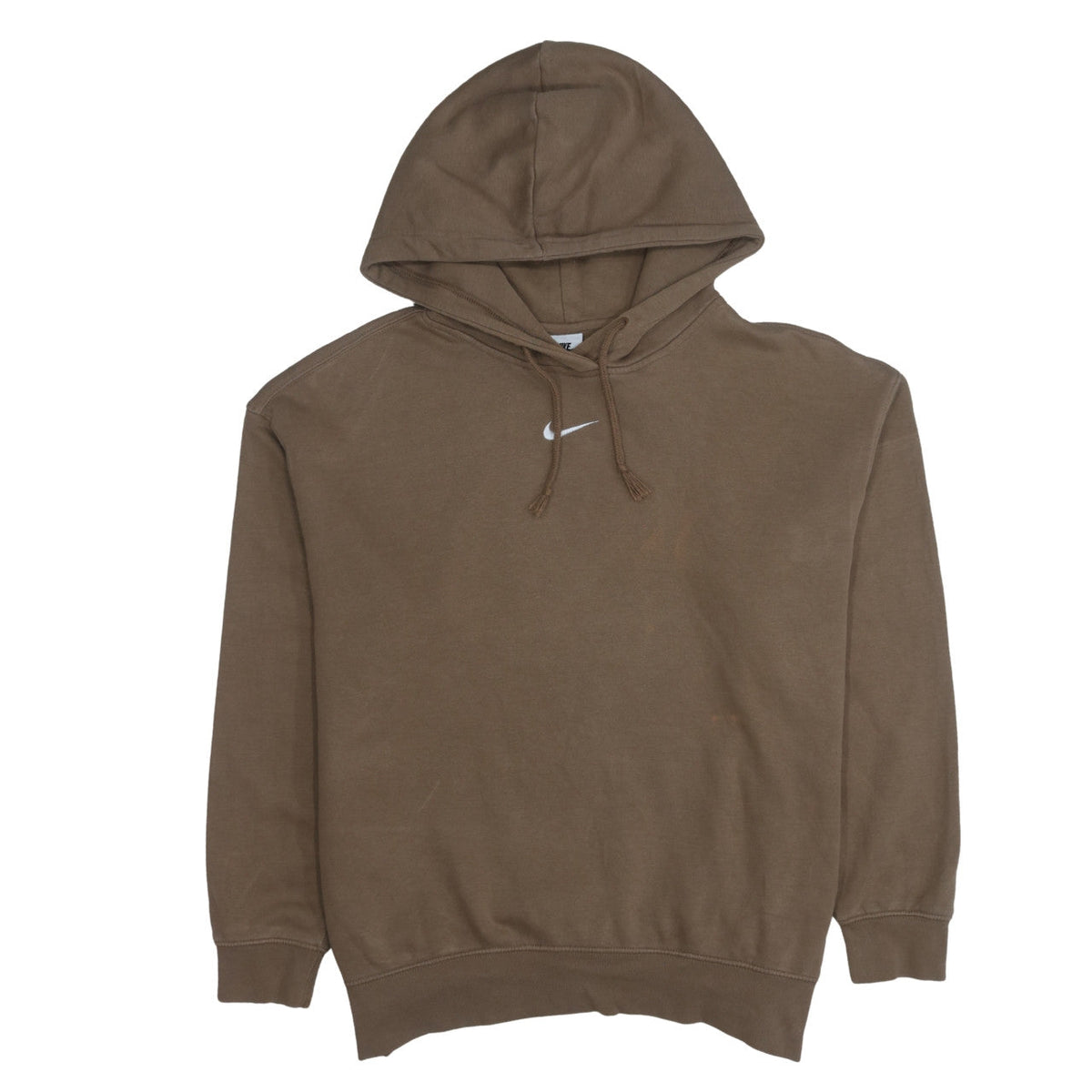 Mens UK Size S Nike Brown Pullover Hoodie