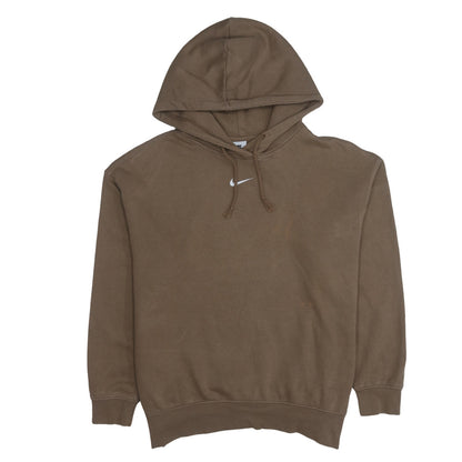 Mens UK Size S Nike Brown Pullover Hoodie