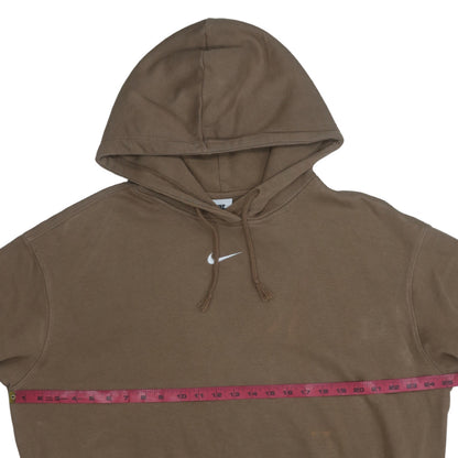 Mens UK Size S Nike Brown Pullover Hoodie