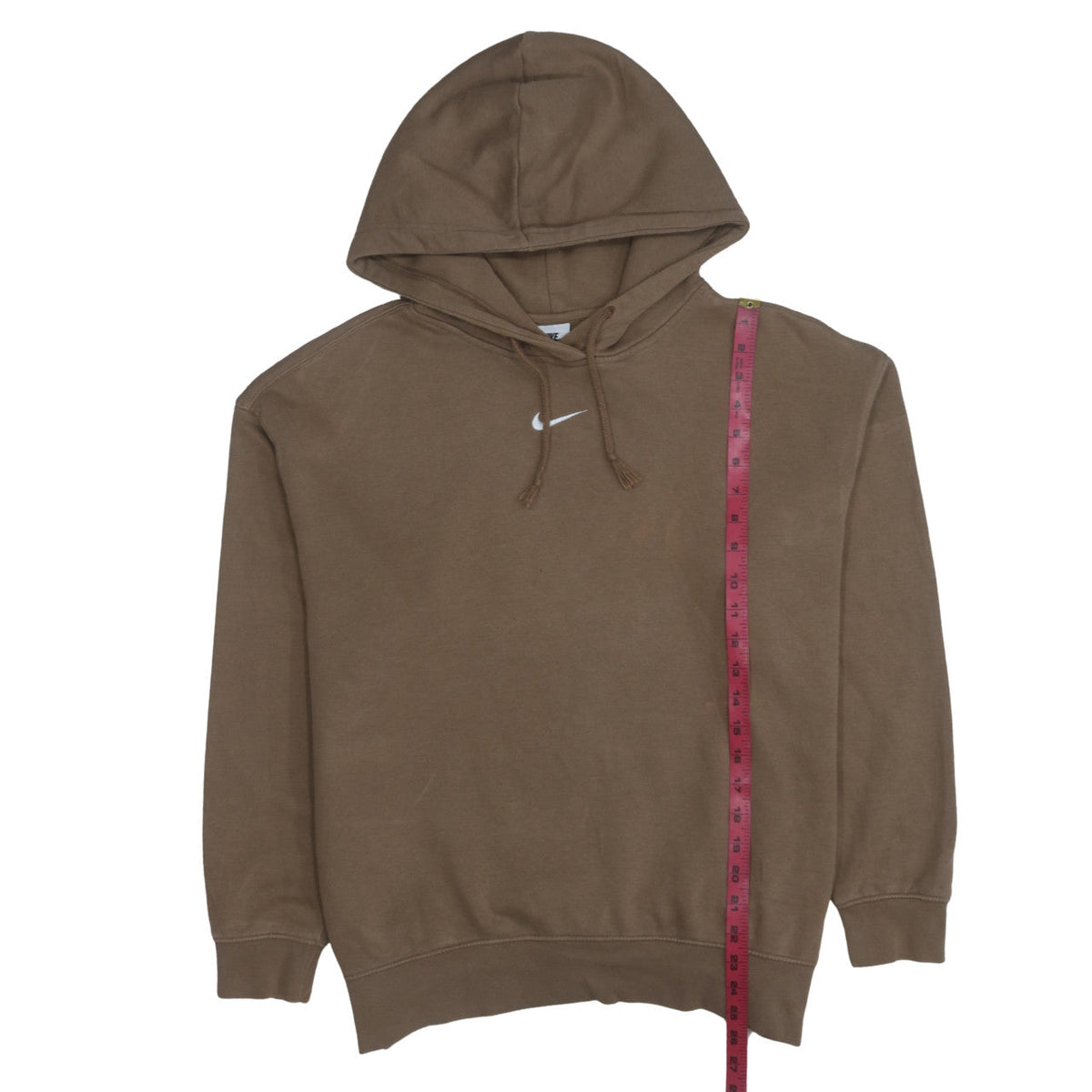 Mens UK Size S Nike Brown Pullover Hoodie