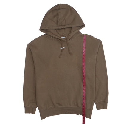 Mens UK Size S Nike Brown Pullover Hoodie