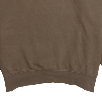 Mens UK Size S Nike Brown Pullover Hoodie