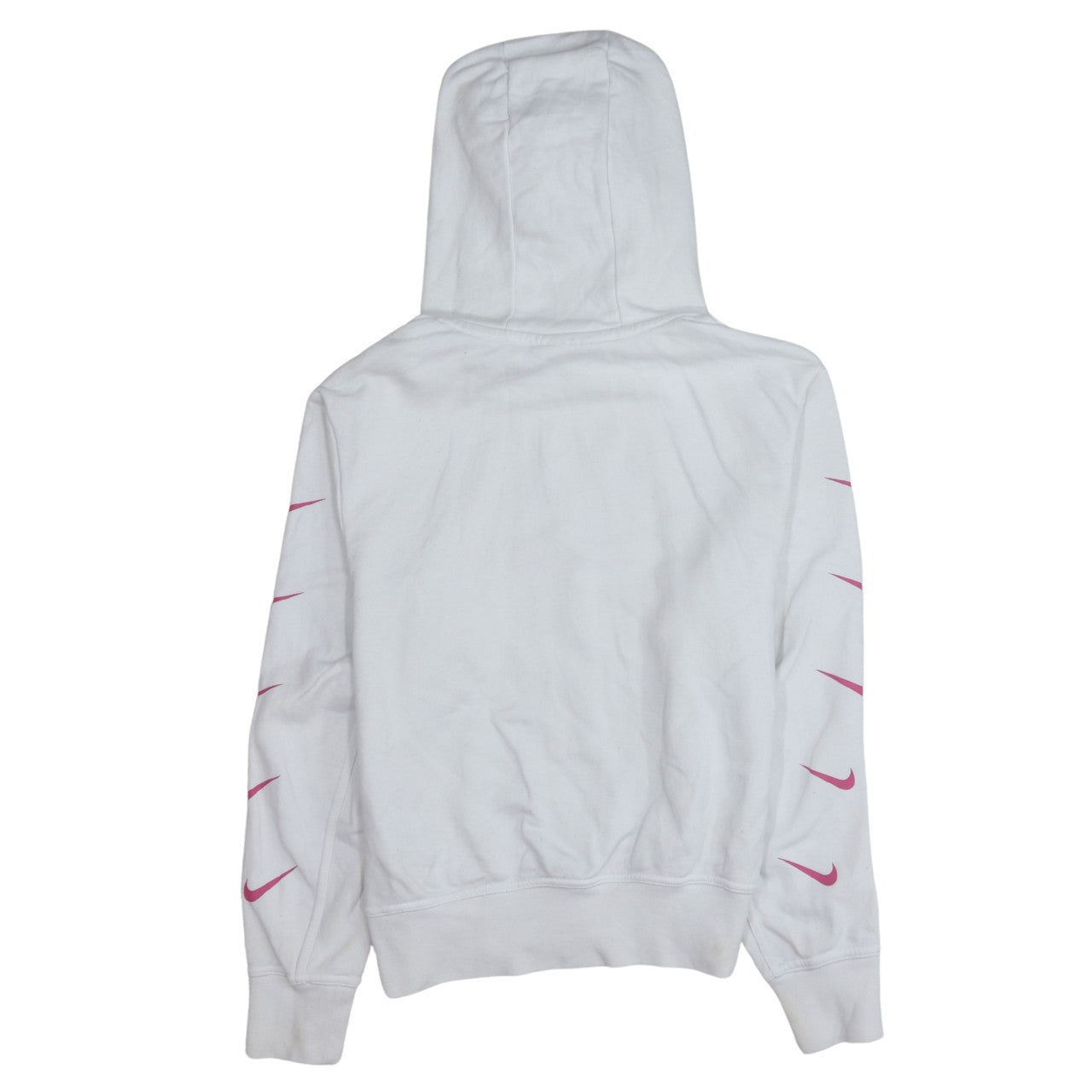 Womens UK Size S Nike White Pullover Hoodie
