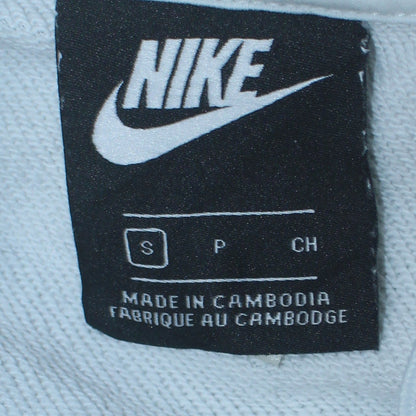 Womens UK Size S Nike White Pullover Hoodie