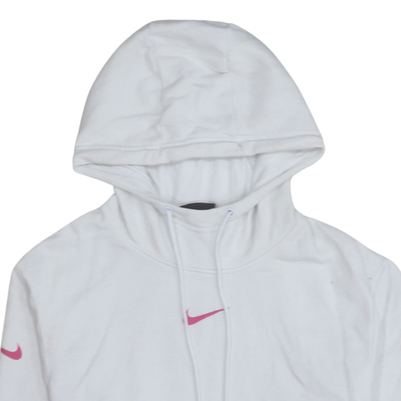 Womens UK Size S Nike White Pullover Hoodie