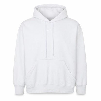 Mens UK Size L Nike White Pullover Hoodie