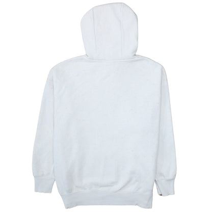 Mens UK Size L Nike White Pullover Hoodie