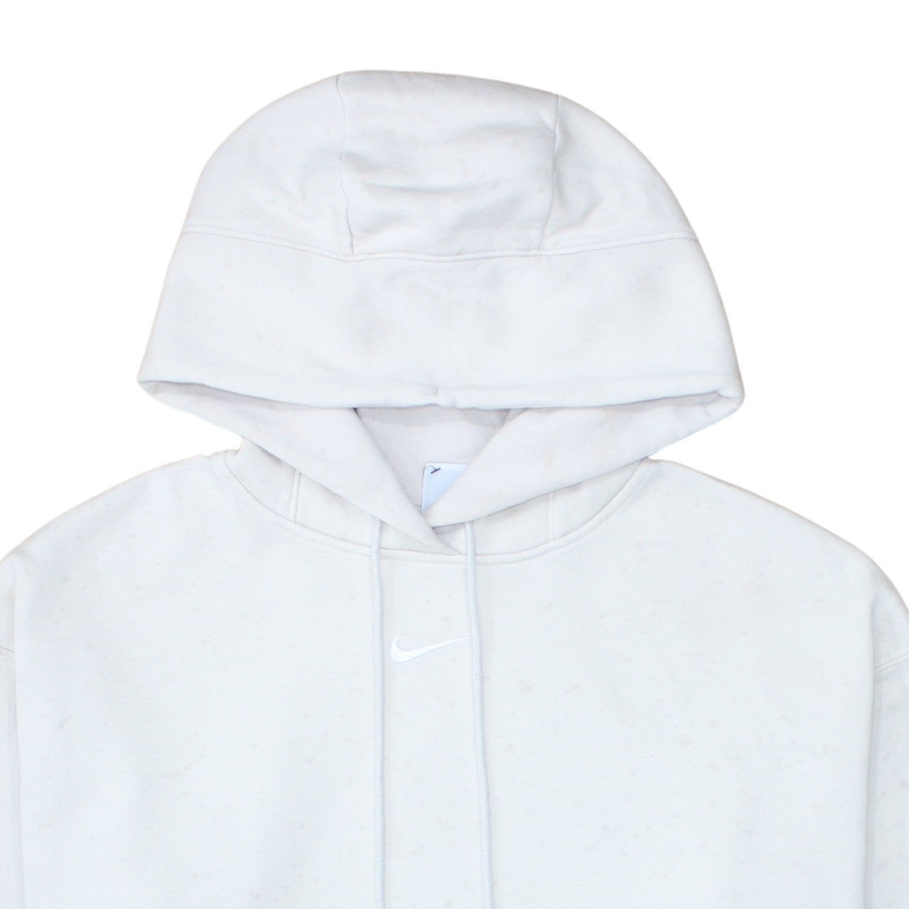 Mens UK Size L Nike White Pullover Hoodie