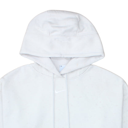 Mens UK Size L Nike White Pullover Hoodie