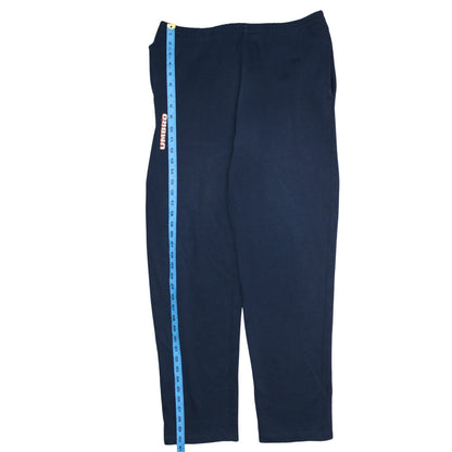 Mens UK Size M Umbro Regular Fit Sweatpants Blue Trousers