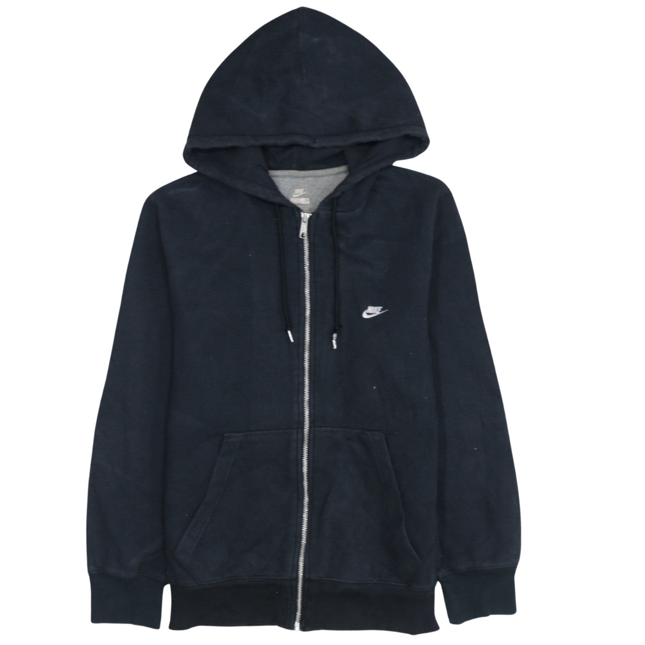 Mens UK Size M Nike Black Full Zip Hoodie