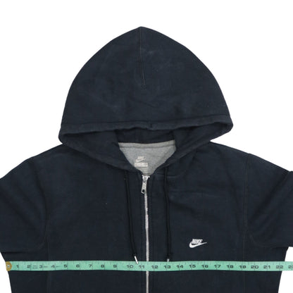 Mens UK Size M Nike Black Full Zip Hoodie