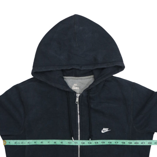 Mens UK Size M Nike Black Full Zip Hoodie