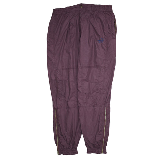 Mens UK Size XL PUMA Regular Fit Jogger Purple Trousers
