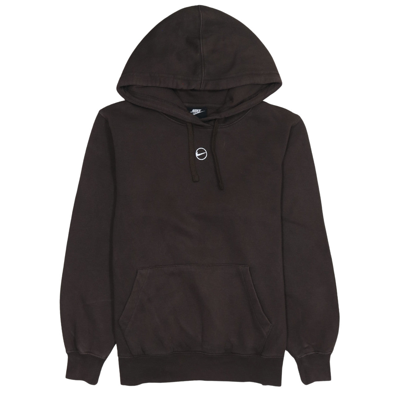Mens UK Size XS Nike Brown Pullover Hoodie