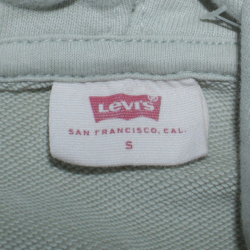 Mens UK Size S Levi's Green Pullover Hoodie