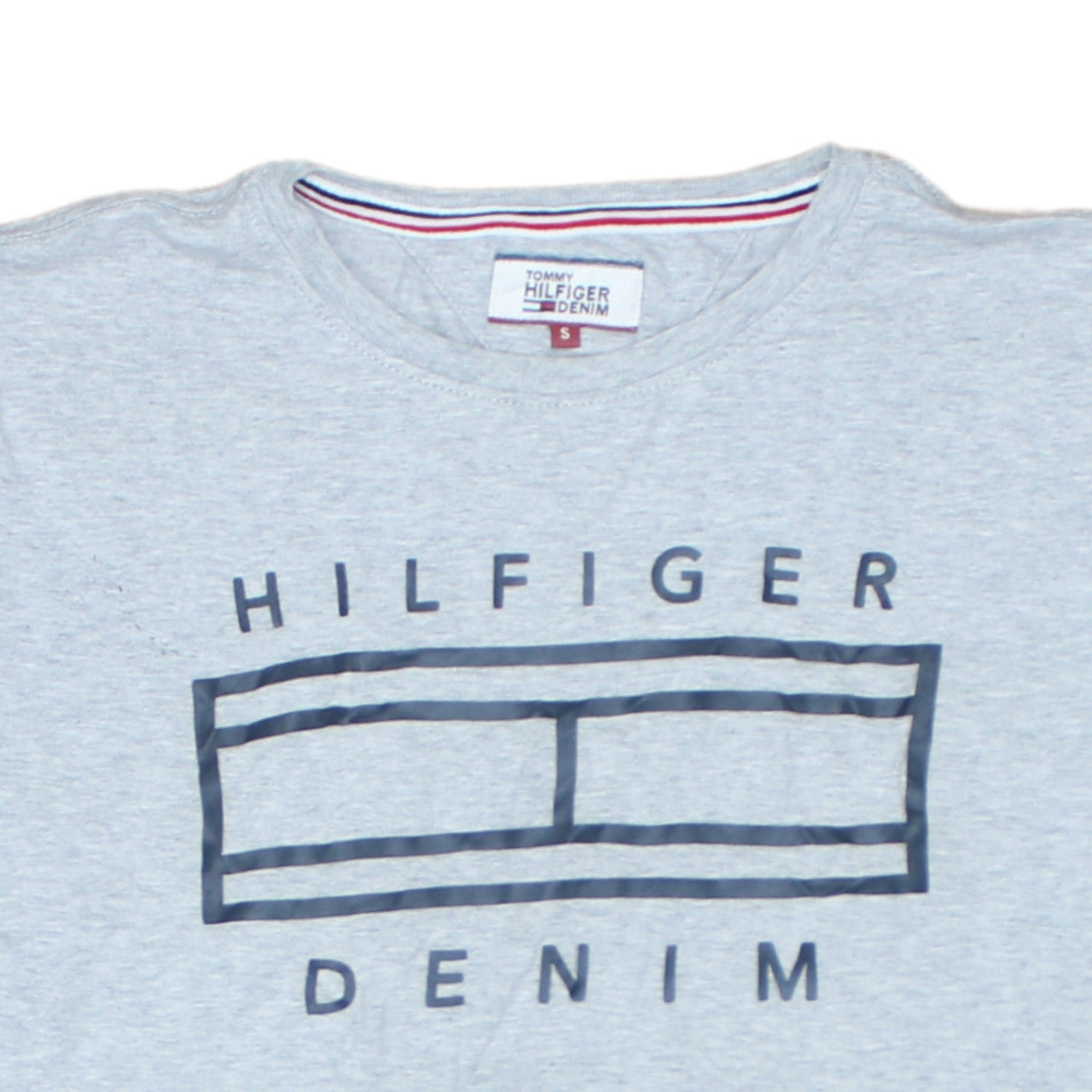 Mens UK Size S Tommy Hilfiger Grey  T-Shirt