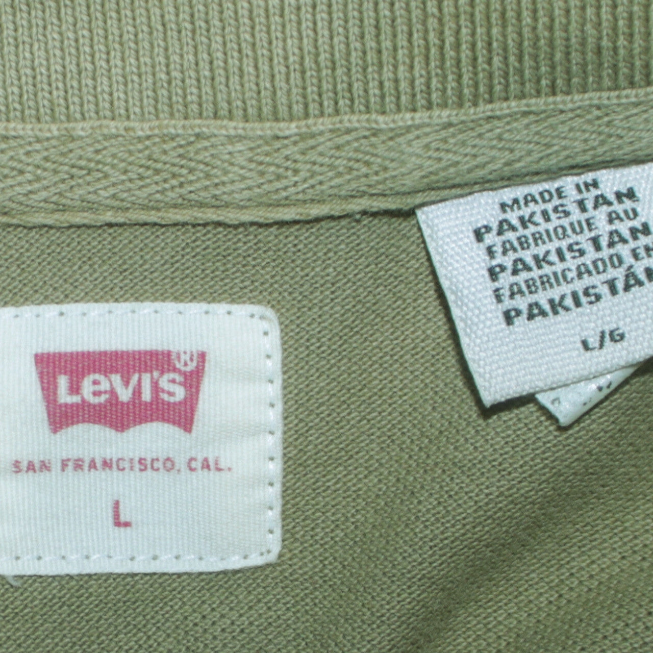 Mens UK Size L Levi's Cotton Polo Shirt