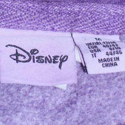 Womens UK Size M Disney Purple Pullover Hoodie