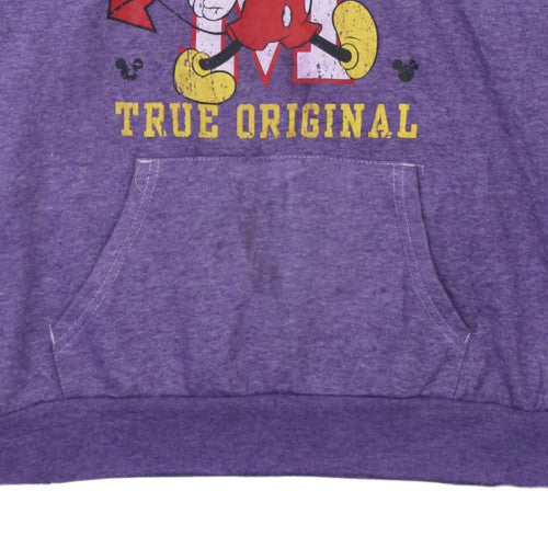 Womens UK Size M Disney Purple Pullover Hoodie