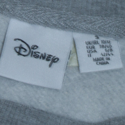 Womens UK Size 10/12 Disney Grey Pullover Sweatshirt