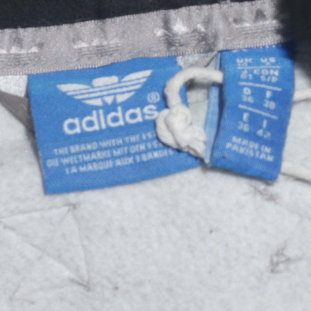 Womens UK Size 8 adidas Grey Full Zip Hoodie
