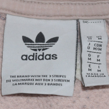 Mens UK Size M adidas Pink Pullover Sweatshirt
