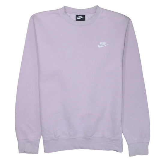 Womens UK Size S Nike Purple Pullover Sweatshirt