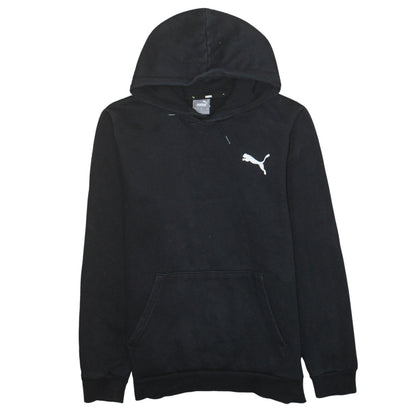 Mens UK Size M PUMA Black Pullover Hoodie