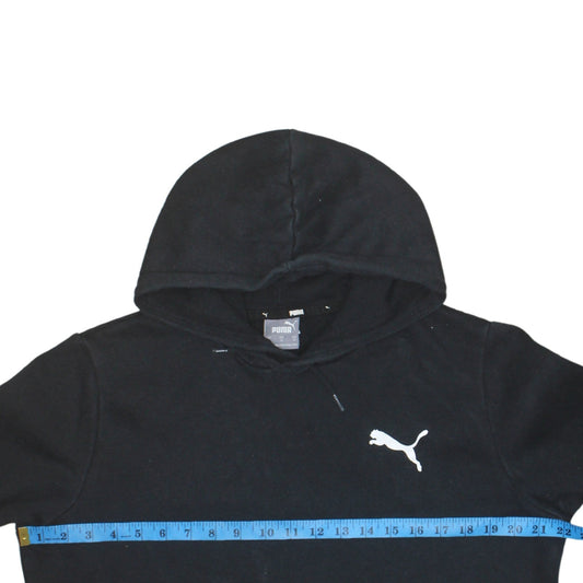 Mens UK Size M PUMA Black Pullover Hoodie