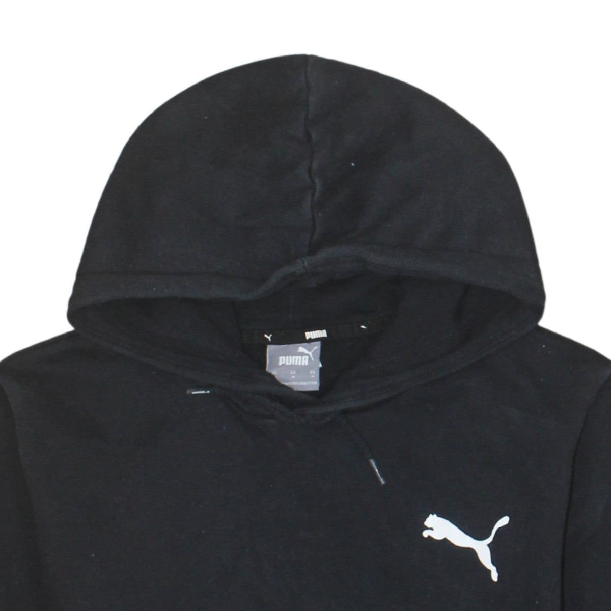 Mens UK Size M PUMA Black Pullover Hoodie