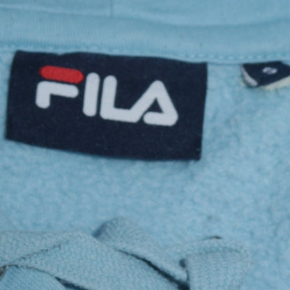 Womens UK Size M FILA Blue Pullover Hoodie
