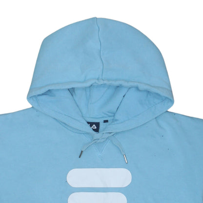 Womens UK Size M FILA Blue Pullover Hoodie