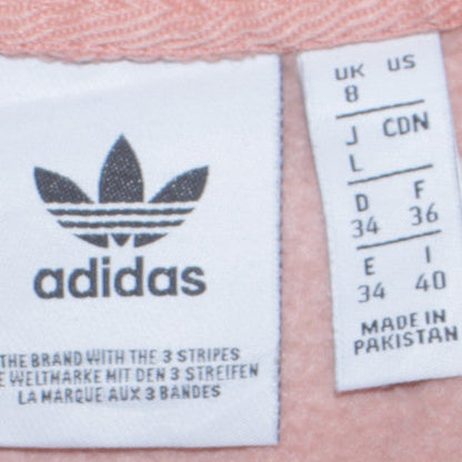 Womens UK Size 8 adidas Beige Pullover Hoodie