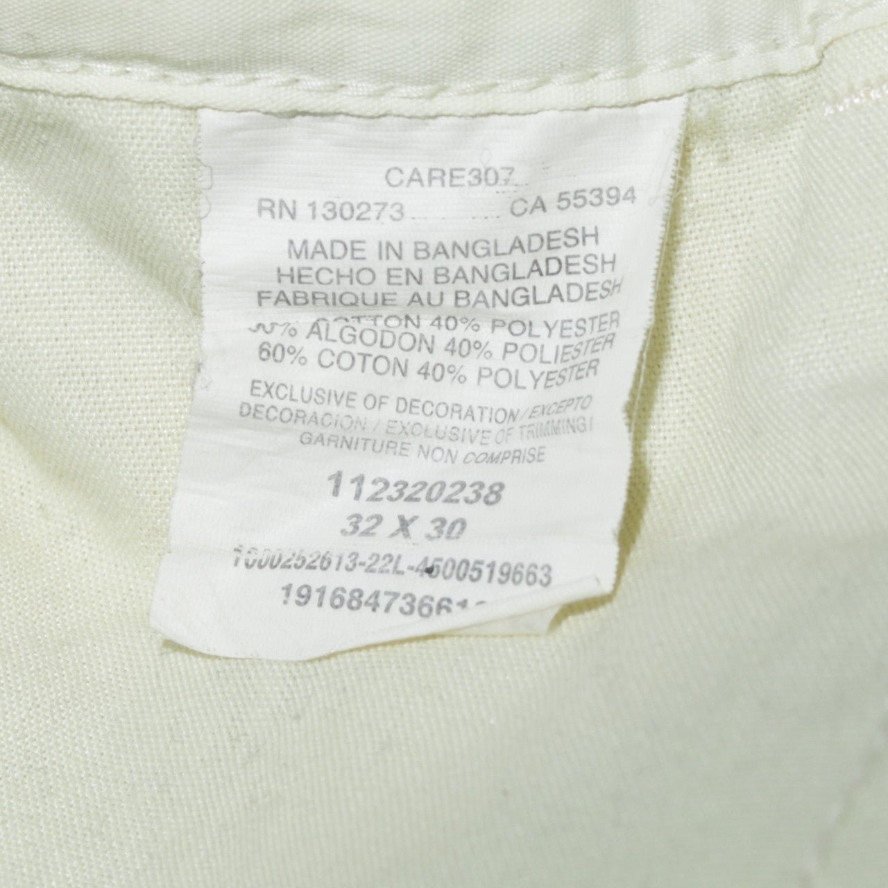 Mens UK Size M Wrangler Regular Fit Cargo Beige Trousers