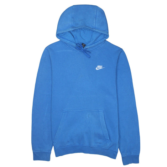Mens UK Size S Nike Blue Pullover Hoodie