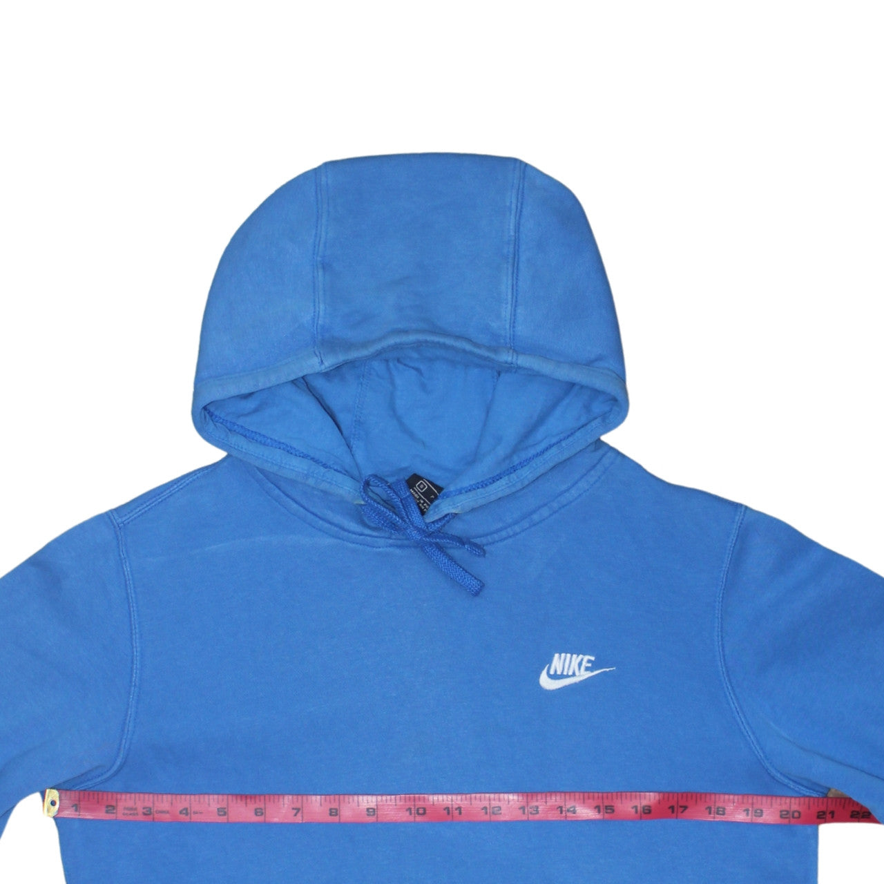 Mens UK Size S Nike Blue Pullover Hoodie