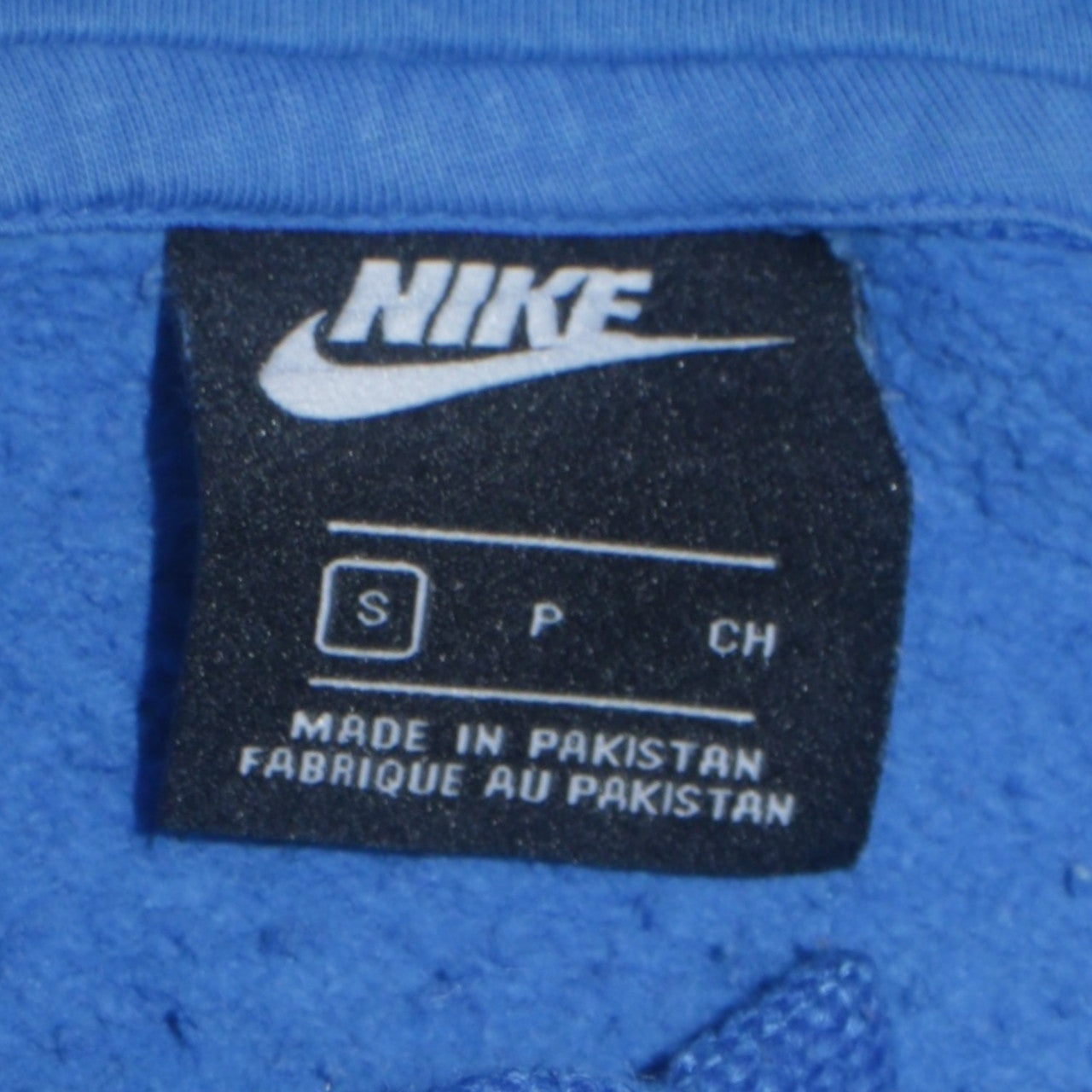 Mens UK Size S Nike Blue Pullover Hoodie