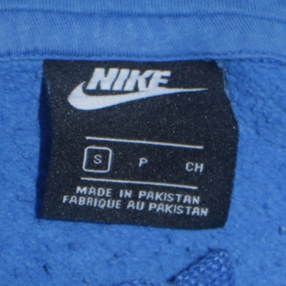 Mens UK Size S Nike Blue Pullover Hoodie