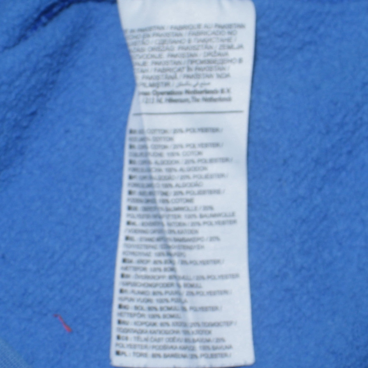 Mens UK Size S Nike Blue Pullover Hoodie
