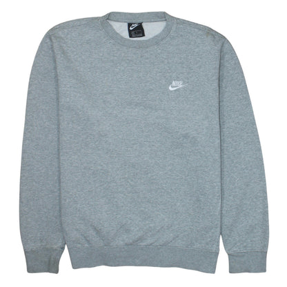 Mens UK Size L Nike Grey Pullover Sweatshirt