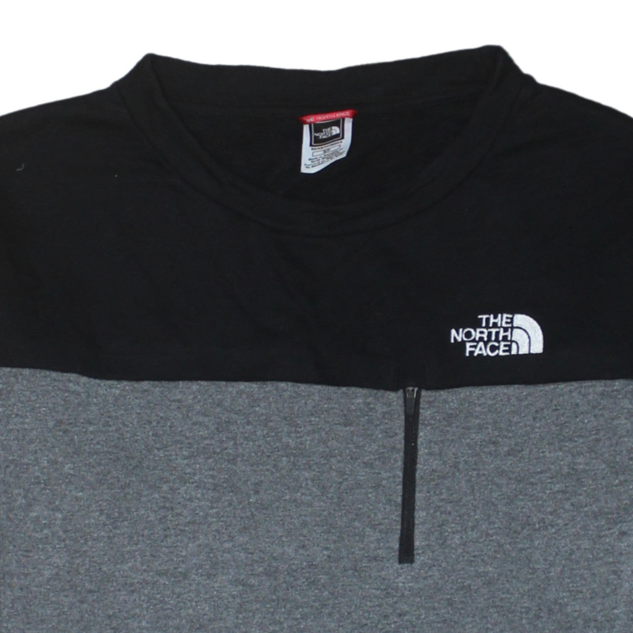 Mens UK Size S The North Face Grey 1/4 Zip Sweatshirt