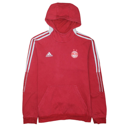 Mens UK Size M adidas Red Pullover Hoodie