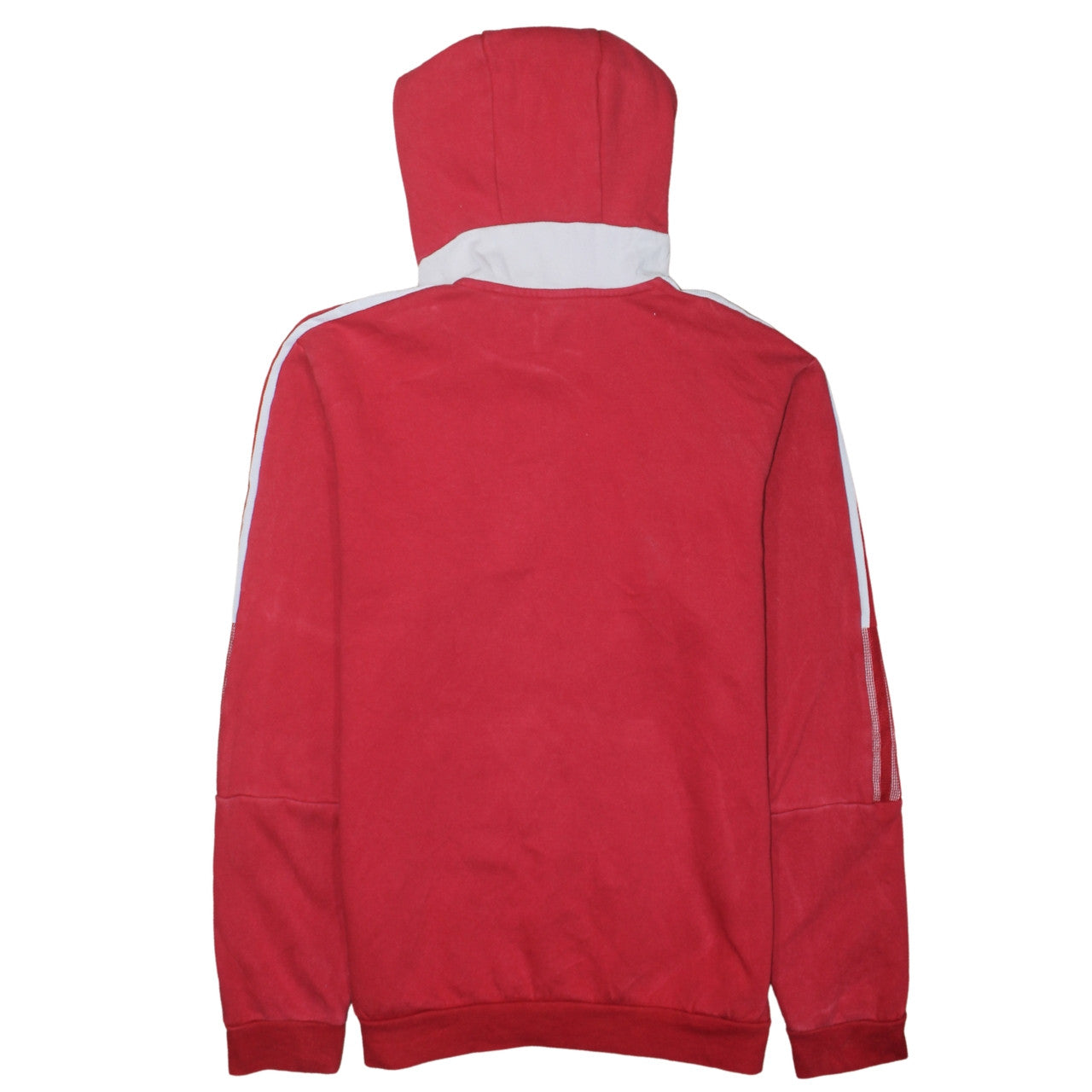 Mens UK Size M adidas Red Pullover Hoodie